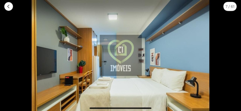 Imóvel com 1 Quarto para Alugar, 27 m² em Pinheiros - São Paulo