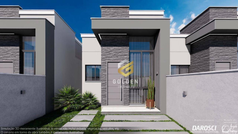 Imagem Casa com 2 Quartos à Venda, 54 m² em Joaia Loteamento Flora E Flora - Tijucas Imagem Casa com 2 Quartos à Venda, 54 m² em Joaia Loteamento Flora E Flora - Tijucas