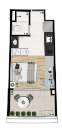 Imagem Apartamento com 1 Quarto à Venda, 25 m² em Vila Madalena - São Paulo