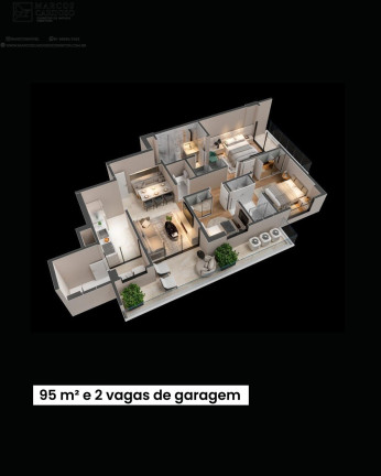 Imagem Imóvel com 3 Quartos à Venda, 95 m² em Marco - Belém