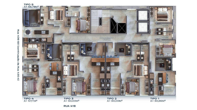 Imagem Apartamento com 2 Quartos à Venda, 60 m² em Morretes - Itapema Imagem Apartamento com 2 Quartos à Venda, 60 m² em Morretes - Itapema