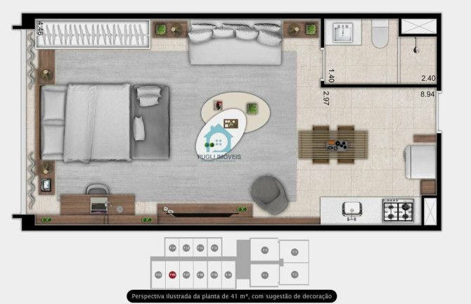Imagem Apartamento com 1 Quarto à Venda, 41 m² em Vila Romana - São Paulo