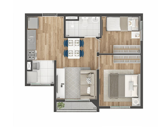 Imagem Apartamento com 2 Quartos à Venda, 37 m² em Vila Tolstoi - São Paulo Imagem Apartamento com 2 Quartos à Venda, 37 m² em Vila Tolstoi - São Paulo