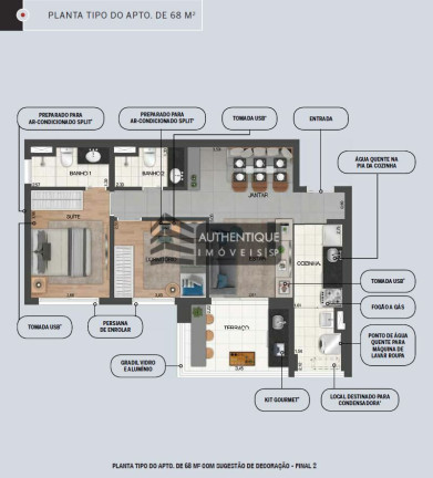 Imagem Apartamento com 2 Quartos à Venda, 68 m² em Pinheiros - São Paulo