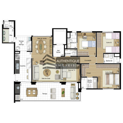 Imagem Apartamento com 3 Quartos à Venda, 140 m² em Vila Andrade - São Paulo Imagem Apartamento com 3 Quartos à Venda, 140 m² em Vila Andrade - São Paulo