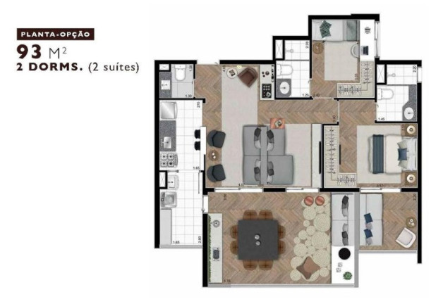 Imagem Imóvel com 2 Quartos à Venda, 93 m² em Barra Funda - São Paulo