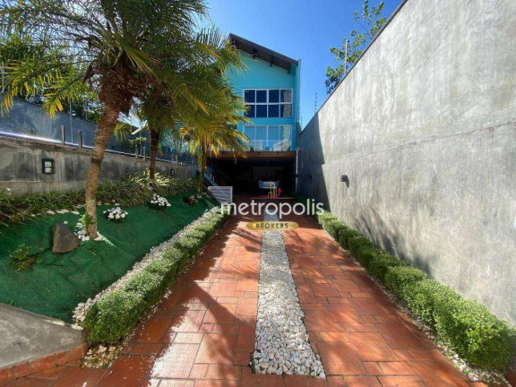 Imagem Sobrado com 3 Quartos à Venda, 386 m² em Vila Assis Brasil - Mauá