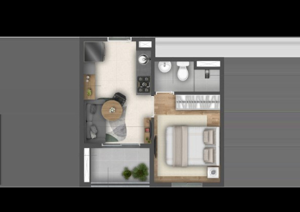 Imagem Apartamento com 1 Quarto à Venda, 35 m² em Mooca - São Paulo
