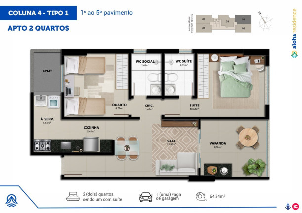 Imagem Imóvel com 2 Quartos à Venda, 64 m² em Praia De Itaparica - Vila Velha Imagem Imóvel com 2 Quartos à Venda, 64 m² em Praia De Itaparica - Vila Velha