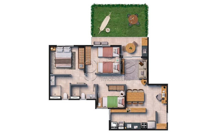 Imagem Apartamento com 3 Quartos à Venda, 65 m² em Presidente Kennedy - Fortaleza