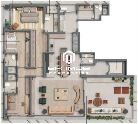Imagem Imóvel com 3 Quartos à Venda, 209 m² em Itaim Bibi - São Paulo