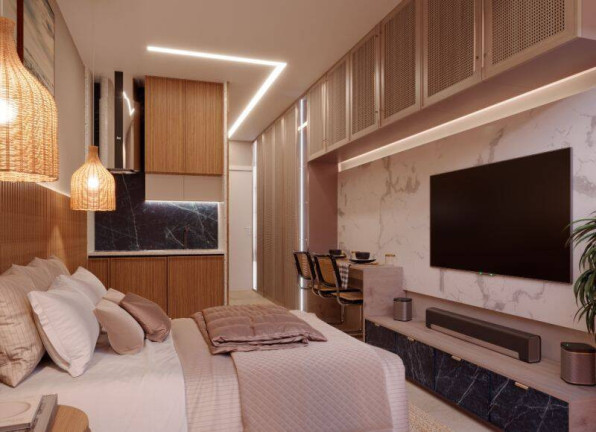 Imagem Apartamento com 1 Quarto à Venda, 20 m² em Porto De Galinhas - Ipojuca