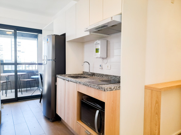 Imagem Apartamento com 1 Quarto para Alugar, 27 m² em Jardim Paulistano - São Paulo