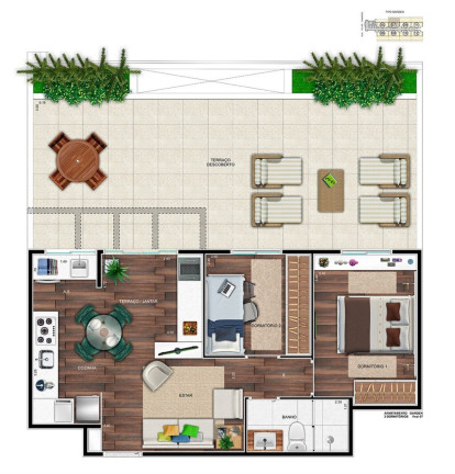 Imóvel com 2 Quartos à Venda, 46 m² em Centro - Diadema