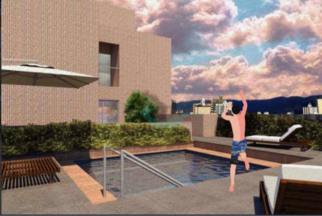 Apartamento com 1 Quarto à Venda, 46 m² em Boqueirão - Praia Grande