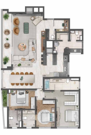 Imagem Apartamento com 3 Quartos à Venda, 159 m² em Jardim Europa - Porto Alegre Imagem Apartamento com 3 Quartos à Venda, 159 m² em Jardim Europa - Porto Alegre
