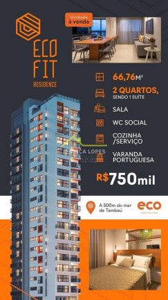 Imagem Apartamento com 2 Quartos à Venda, 67 m² em Tambaú - João Pessoa Imagem Apartamento com 2 Quartos à Venda, 67 m² em Tambaú - João Pessoa