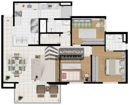 Imagem Apartamento com 3 Quartos à Venda, 96 m² em Vila Belmiro - Santos Imagem Apartamento com 3 Quartos à Venda, 96 m² em Vila Belmiro - Santos