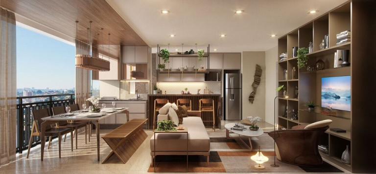 Imagem Imóvel com 3 Quartos à Venda, 91 m² em Brooklin Paulista - São Paulo Imagem Imóvel com 3 Quartos à Venda, 91 m² em Brooklin Paulista - São Paulo