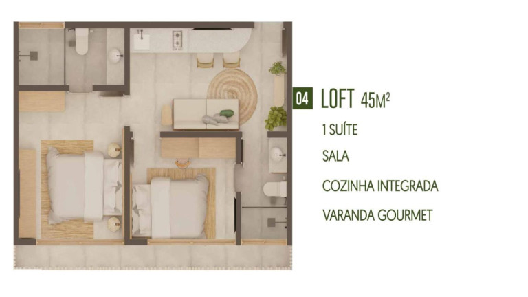 Imagem Flat com 1 Quarto à Venda,  em Barra Grande - Cajueiro Da Praia