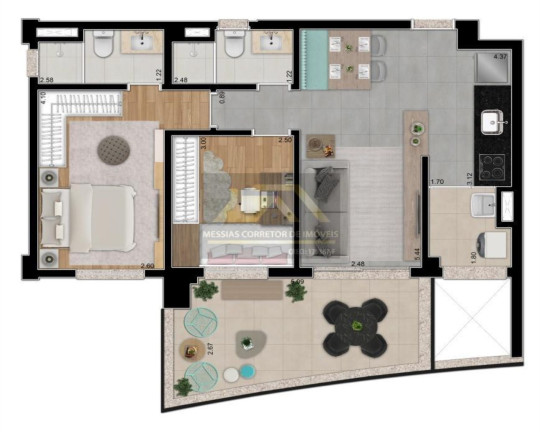 Imagem Imóvel com 2 Quartos à Venda, 73 m² em Pinheiros - São Paulo Imagem Imóvel com 2 Quartos à Venda, 73 m² em Pinheiros - São Paulo