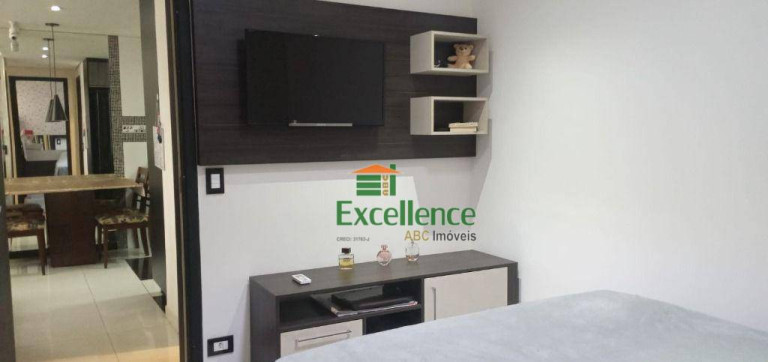 Imagem Apartamento com 2 Quartos à Venda, 52 m² em Vila Homero Thon - Santo André