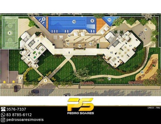 Imagem Apartamento com 3 Quartos à Venda, 127 m² em Altiplano Cabo Branco - João Pessoa