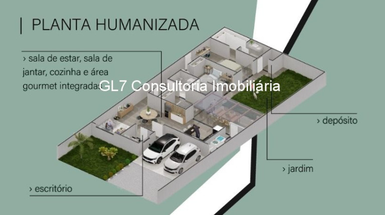 Imagem Casa com 3 Quartos à Venda,  em Colinas De Indaiatuba - Indaiatuba