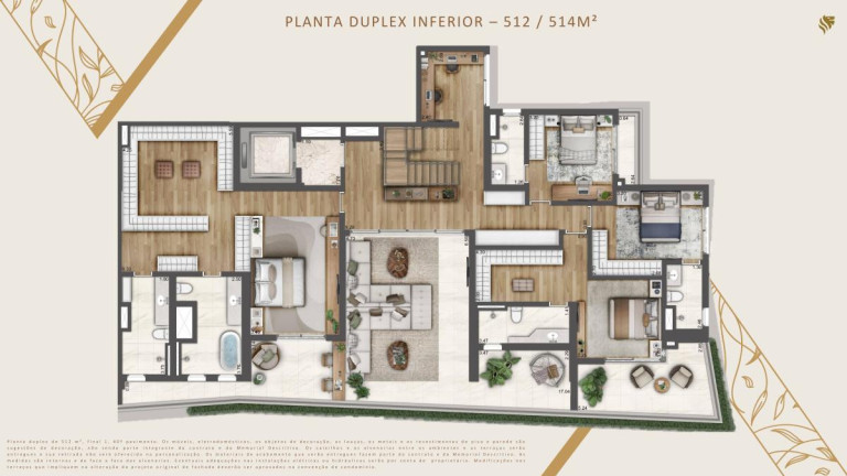 Apartamento com 4 Quartos à Venda, 512 m²