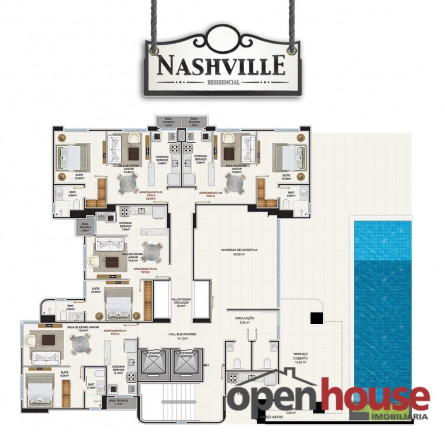 Imagem Apartamento com 1 Quarto à Venda, 40 m² em Lagoa Nova - Natal