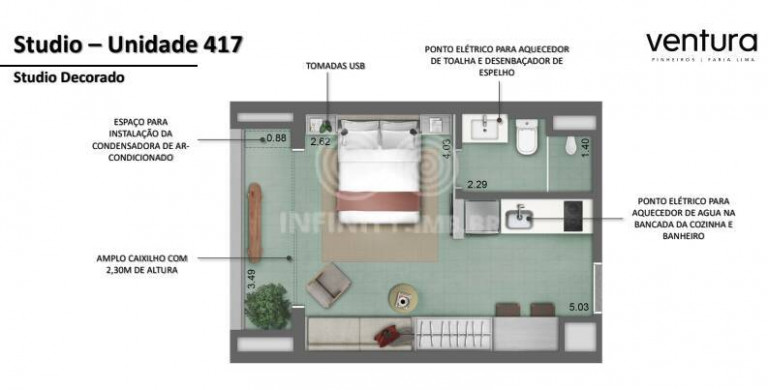 Imagem Apartamento com 1 Quarto à Venda, 26 m² em Pinheiros - São Paulo