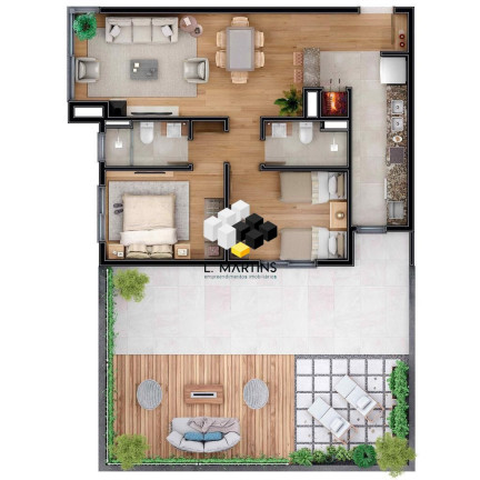Imagem Apartamento com 2 Quartos à Venda, 84 m² em Carniel - Gramado
