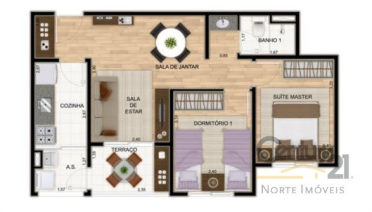 Imagem Apartamento com 2 Quartos à Venda, em Vila Amália - São Paulo Imagem Apartamento com 2 Quartos à Venda, em Vila Amália - São Paulo