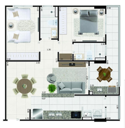 Imagem Apartamento com 3 Quartos à Venda, 92 m² em Vila São Paulo - Mongaguá Imagem Apartamento com 3 Quartos à Venda, 92 m² em Vila São Paulo - Mongaguá