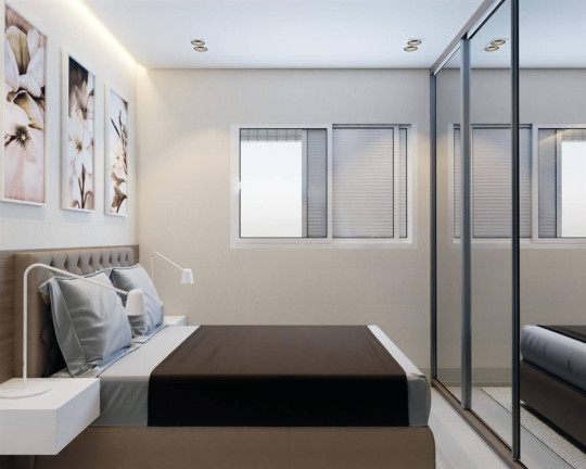 Imagem Apartamento com 1 Quarto à Venda, 55 m² em Guilhermina - Praia Grande