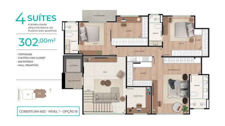 Imagem Apartamento com 4 Quartos à Venda, 142 m² em Ouro Preto - Belo Horizonte Imagem Apartamento com 4 Quartos à Venda, 142 m² em Ouro Preto - Belo Horizonte
