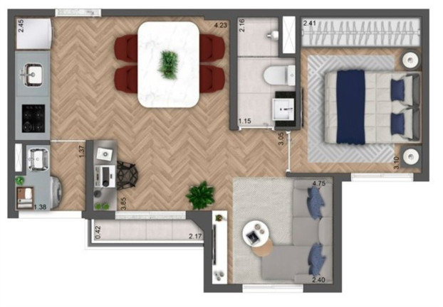 Imagem Imóvel com 2 Quartos à Venda, 37 m² em Imirim - São Paulo Imagem Imóvel com 2 Quartos à Venda, 37 m² em Imirim - São Paulo