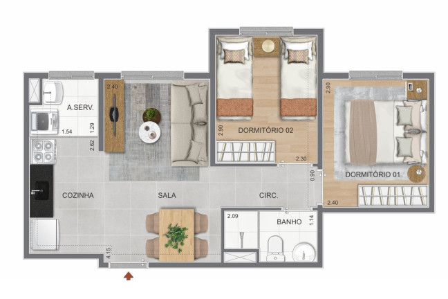 Imagem Apartamento com 1 Quarto à Venda, 40 m² em Jardim Guedala - São Paulo Imagem Apartamento com 1 Quarto à Venda, 40 m² em Jardim Guedala - São Paulo