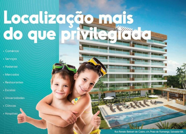 Apartamento com 2 Quartos à Venda, 65 m² em Praia Do Flamengo - Salvador