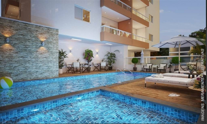 Imagem Apartamento com 2 Quartos à Venda, 57 m² em Guilhermina - Praia Grande