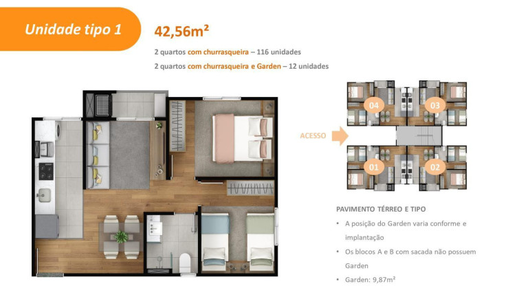 Imagem Apartamento com 2 Quartos à Venda, 42 m² em área Rural De Londrina - Londrina Imagem Apartamento com 2 Quartos à Venda, 42 m² em área Rural De Londrina - Londrina