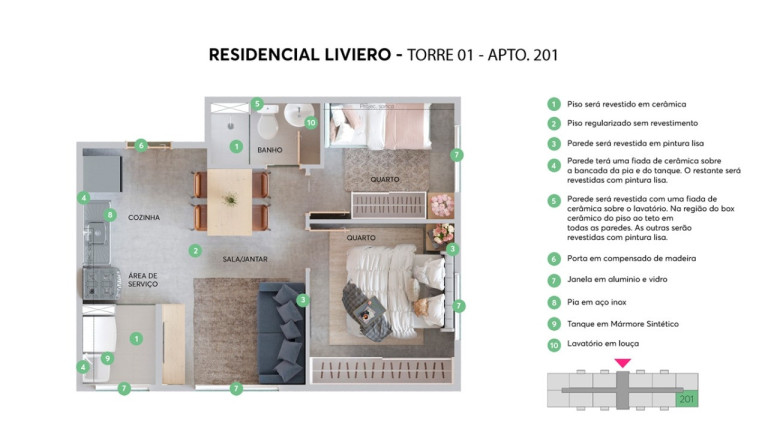 Imagem Imóvel com 2 Quartos à Venda, 34 m² em Vila Liviero - São Paulo