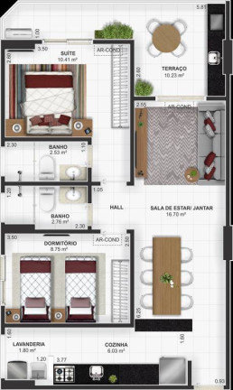 Imagem Apartamento com 3 Quartos à Venda, 93 m² em Tupi - Praia Grande