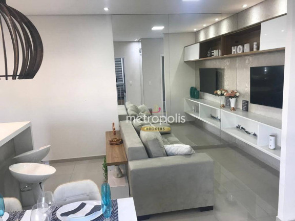 Imagem Apartamento com 2 Quartos à Venda, 54 m² em Vila Metalúrgica - Santo André