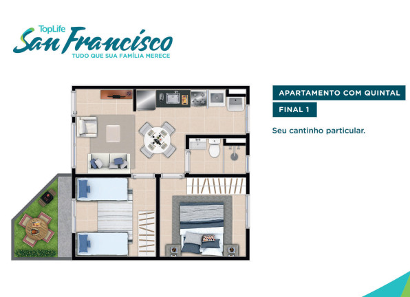 Imagem Imóvel com 2 Quartos à Venda, 45 m² em Ribeirao Verde - Ribeirão Preto
