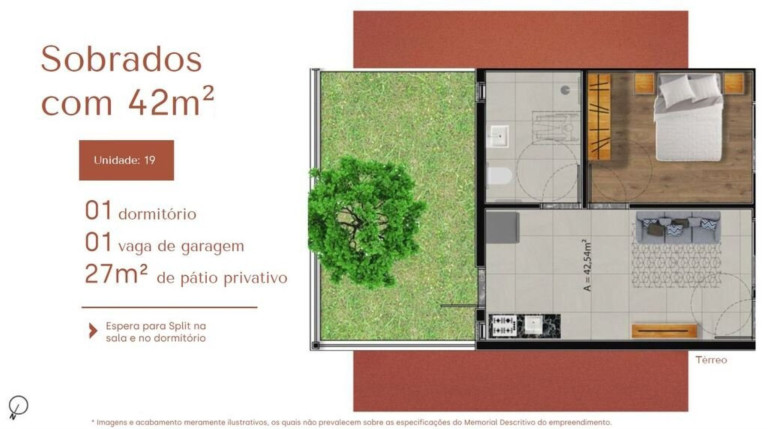 Imagem Casa com 1 Quarto à Venda, em Santa Tereza - Porto Alegre Imagem Casa com 1 Quarto à Venda, em Santa Tereza - Porto Alegre