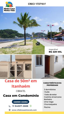 Imagem Casa com 2 Quartos à Venda, 50 m² Imagem Casa com 2 Quartos à Venda, 50 m²