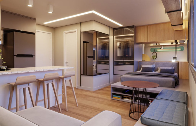 Imagem Imóvel com 1 Quarto à Venda, 30 m² em Central Parque - Porto Alegre