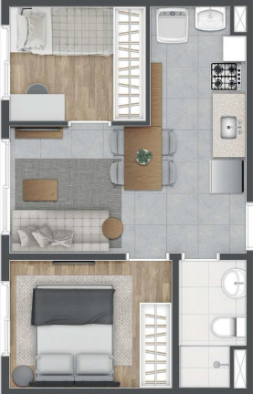 Imagem Apartamento com 2 Quartos à Venda, 34 m² em Cursino - São Paulo Imagem Apartamento com 2 Quartos à Venda, 34 m² em Cursino - São Paulo