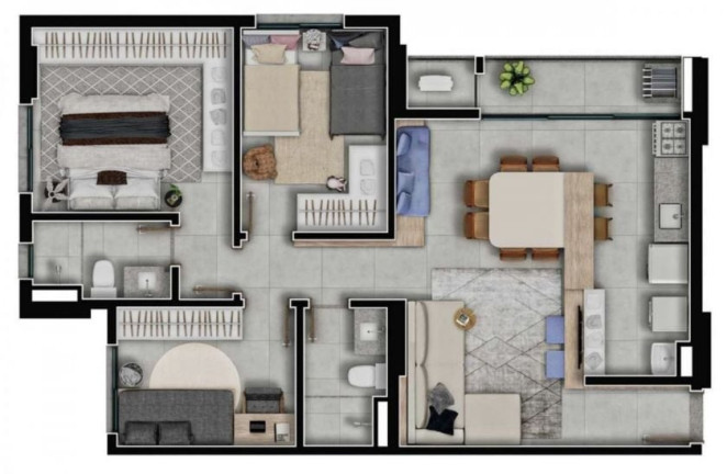 Imagem Apartamento com 2 Quartos à Venda, 82 m² em Setor Aeroporto - Goiânia